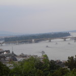 Vista sul Danubio e sull'isola Margherita