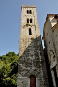 Pieve di Brancoli, chiesa parrocchiale – pieve di San Giorgio, secolo XI,  campanile (2020)