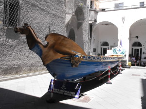 L'imbarcazione di Amalfi che partecipa alle Regate storiche